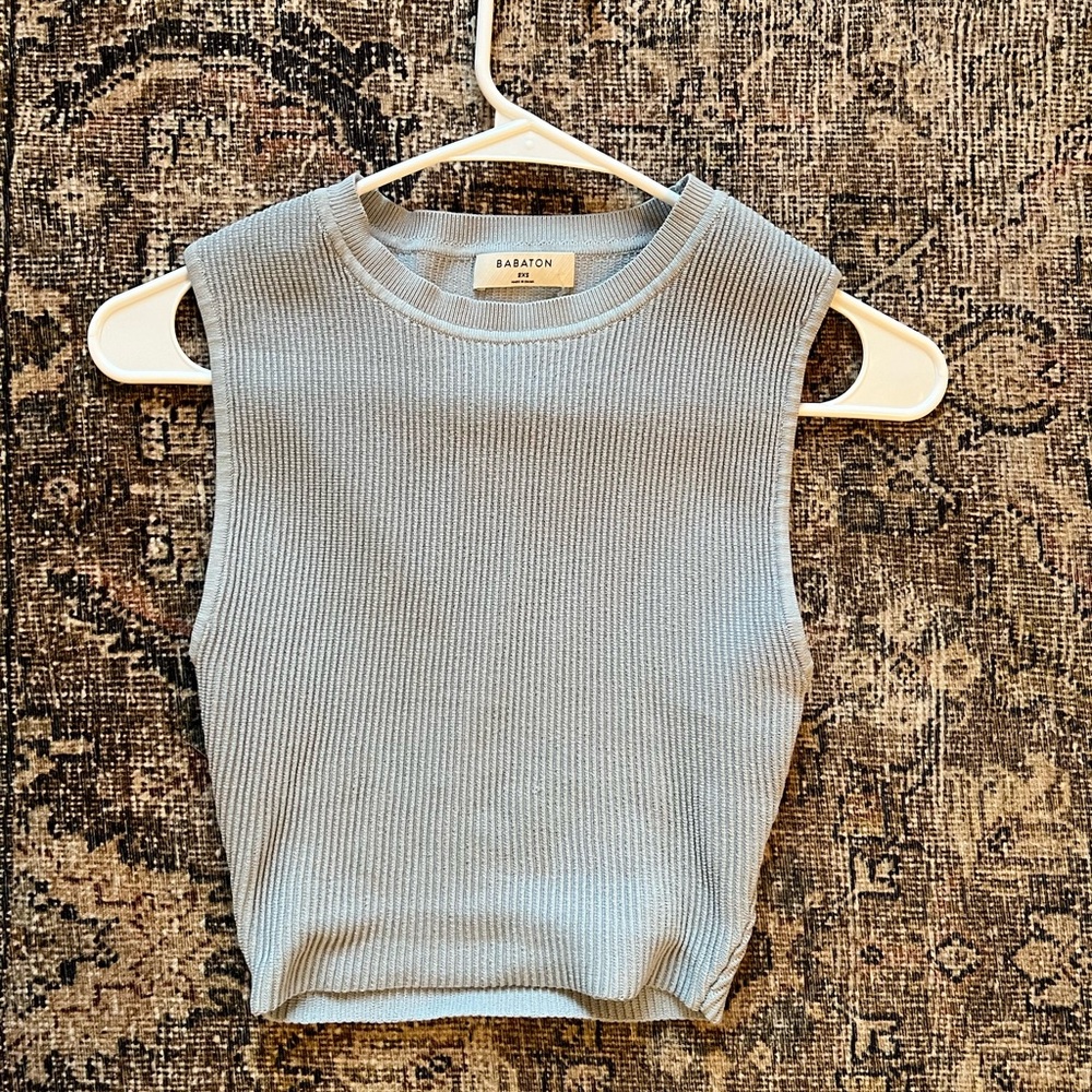 Babaton knit crop top
